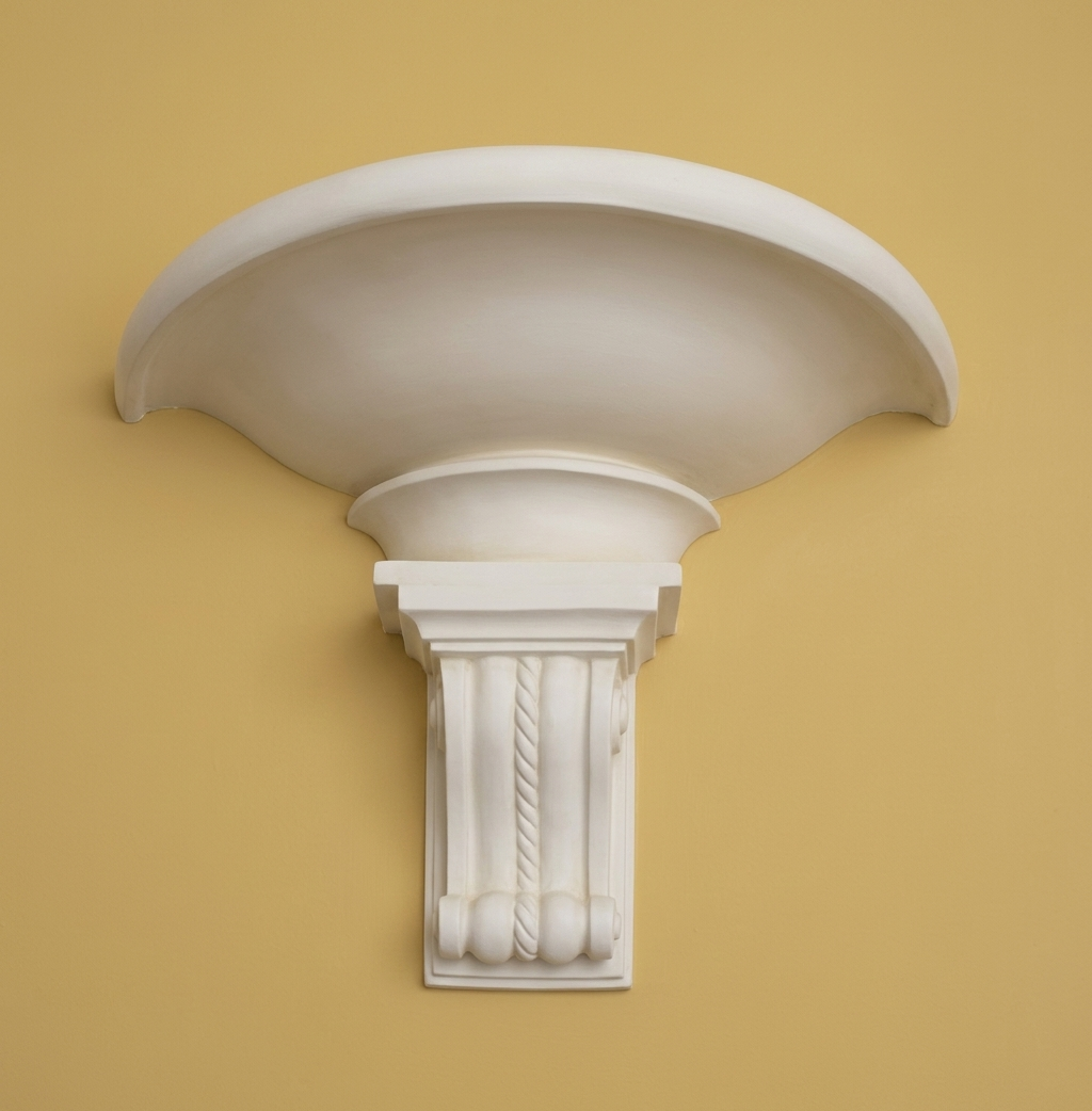 Capitello ornamentale in stucco — dettaglio artigianale